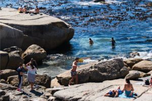 things to do in sea point cape town:  Ice water swim in Saunders rock tidal pool